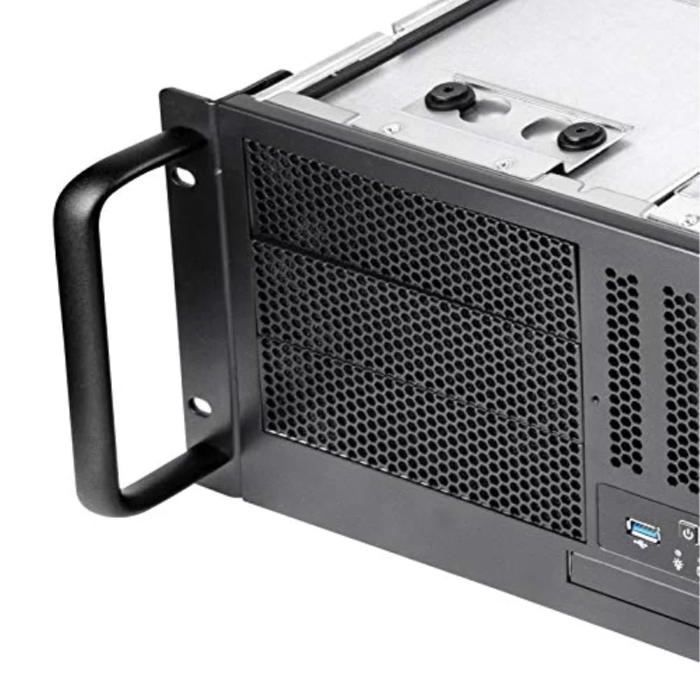Rackmount server chassis with 6x 5.25" and 4x 3.5" drive bays H46128