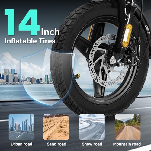 Foldable Electric Bike for Adults, 560W Motor, 48V Battery, 24MPH P514170