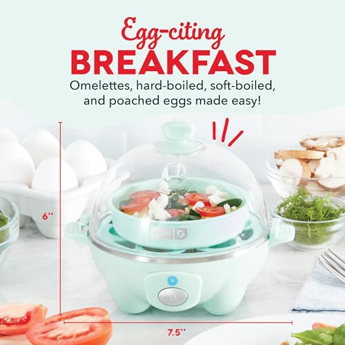 6 Egg Capacity Electric Egg Cooker with Auto Shut Off - Black U471