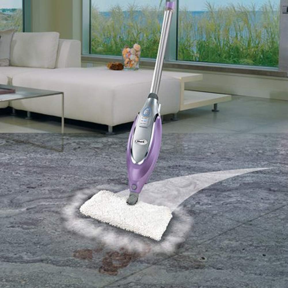 Super-Heated Steam Corded Pocket Mop Purple (Renewed) Q91347