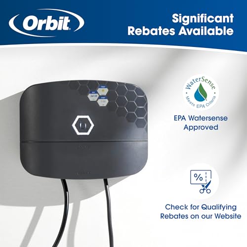 8-Zone Smart Sprinkler Controller Indoor/Outdoor X9664