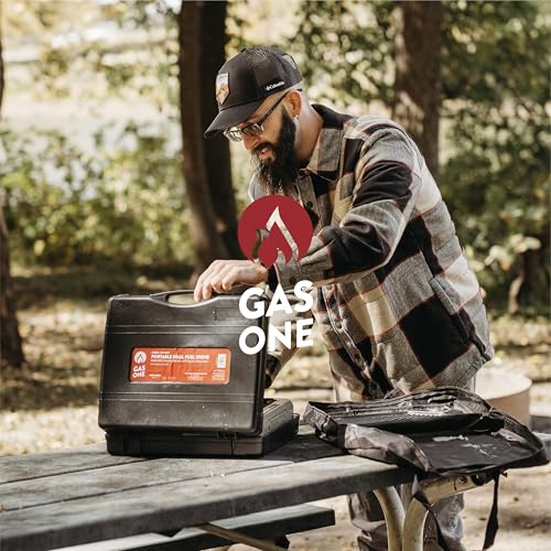 Portable Dual Fuel Camping Stove with Carrying Case C19821