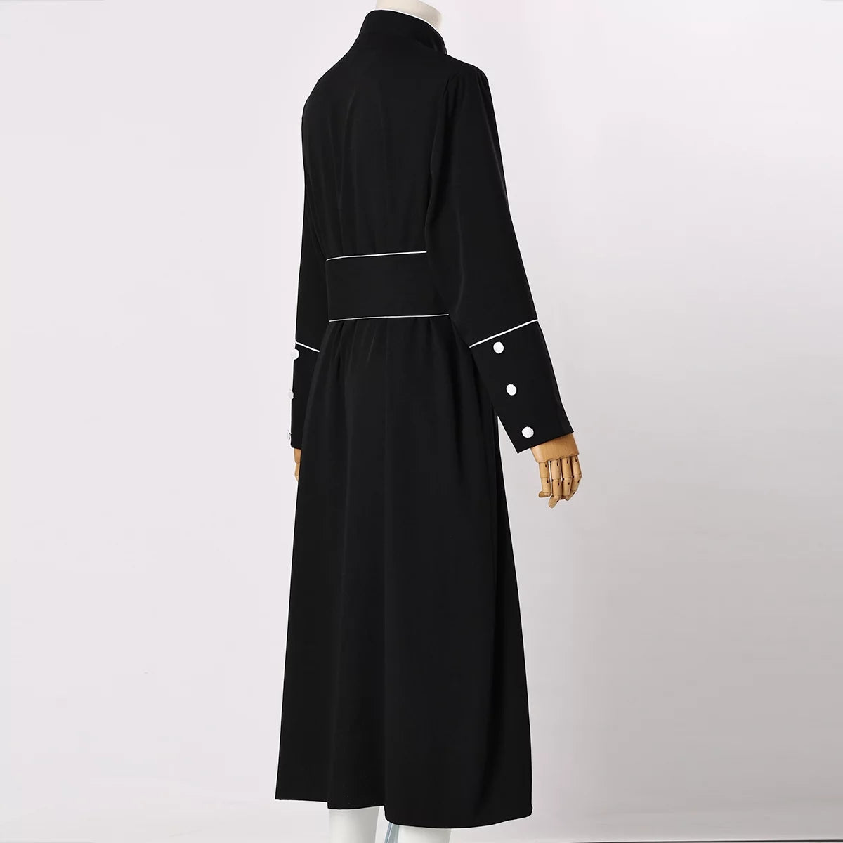 Men's Priest Cassock Pastor Robe with Belt V29255