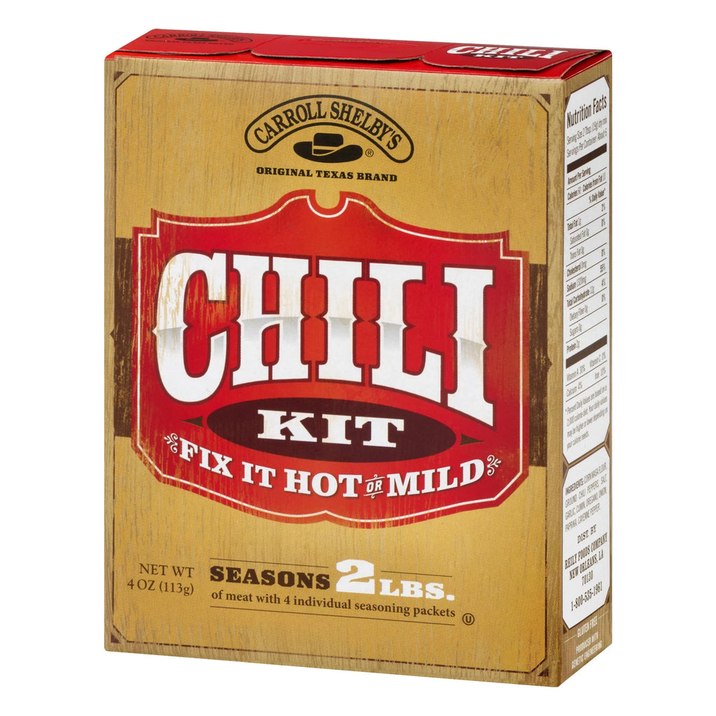 Chili Kit, 3.65 oz, 4 Pack E113099