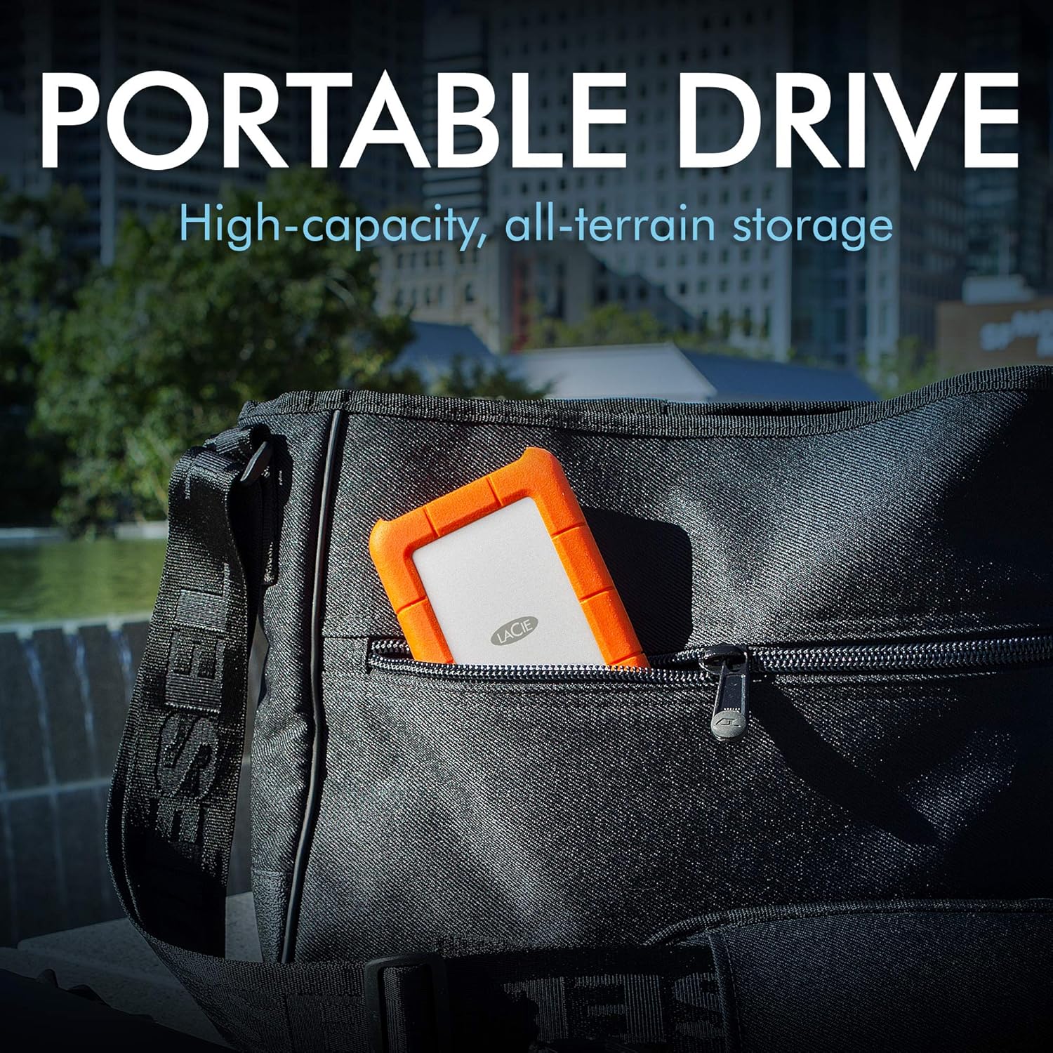 Portable External HDD 5TB, Shock and Rain Resistant P232