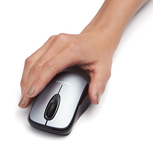 Wireless Optical Computer Mouse with USB Nano Receiver, Black P88471