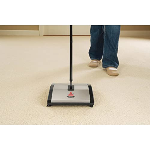 Carpet and Floor Sweeper with Dual Rotating Brushes and Corner Edge Brushes O48916