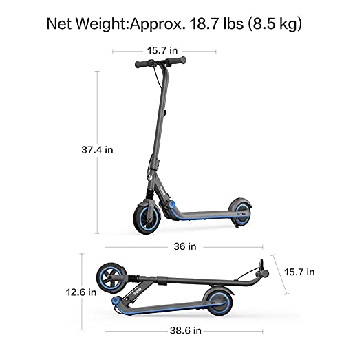 Electric Scooter for Kids Ages 6-14, Adjustable Handlebar, Up to 132 lbs N834