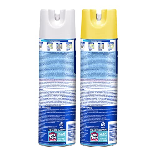 Disinfectant Spray, Lemon Breeze, 19 Fl Oz (Pack of 2) G5687