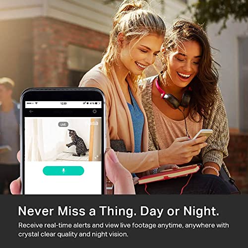 Indoor Pan/Tilt Smart Security Camera, 1080p HD with Night Vision and Motion Detection V470