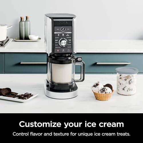 Ice Cream & Frozen Treat Maker with 2 XL Pint Containers H2087