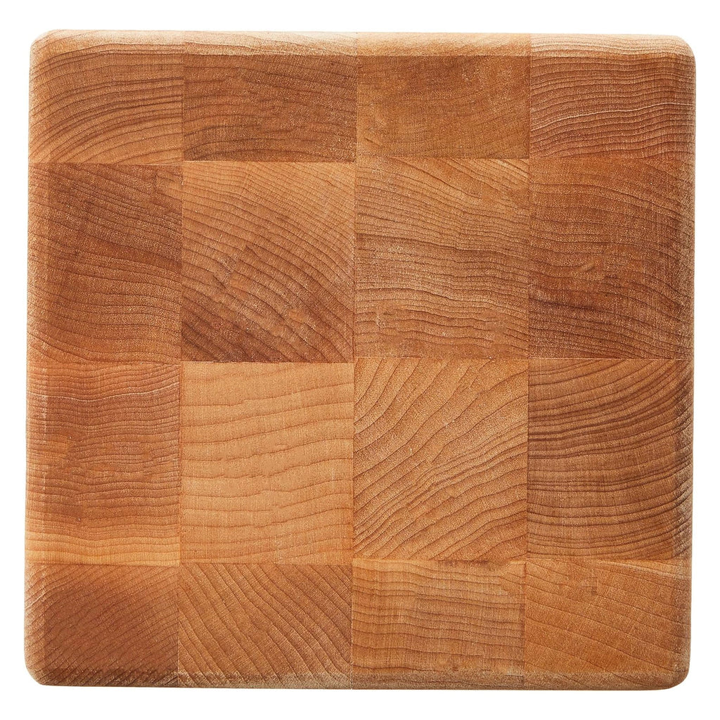 Maple Wood Cutting Board with Feet, 6 x 6 Inches Z166335