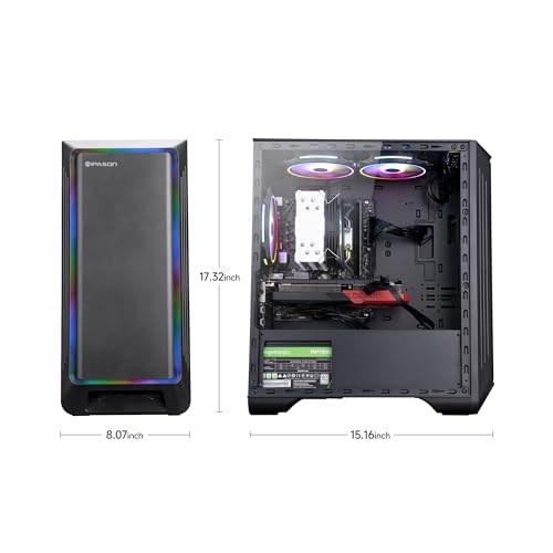 Gaming Desktop PC with AMD Ryzen 7, 1TB SSD, 16GB RAM Z29033