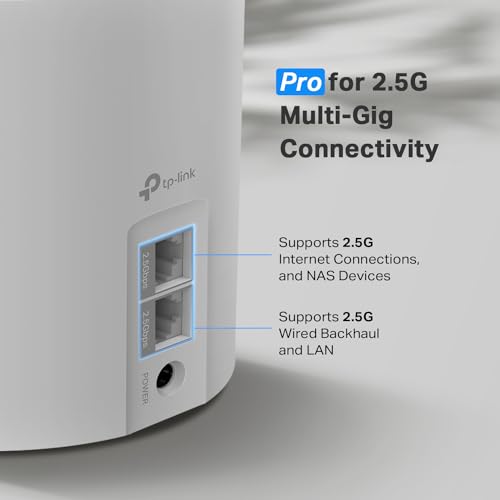 Mesh WiFi System 3-pack, 5500 sq ft Coverage, Gigabit Ports F56237
