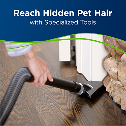 Upright Bagless Vacuum with Swivel Steering and Pet Hair Pick Up Q86273