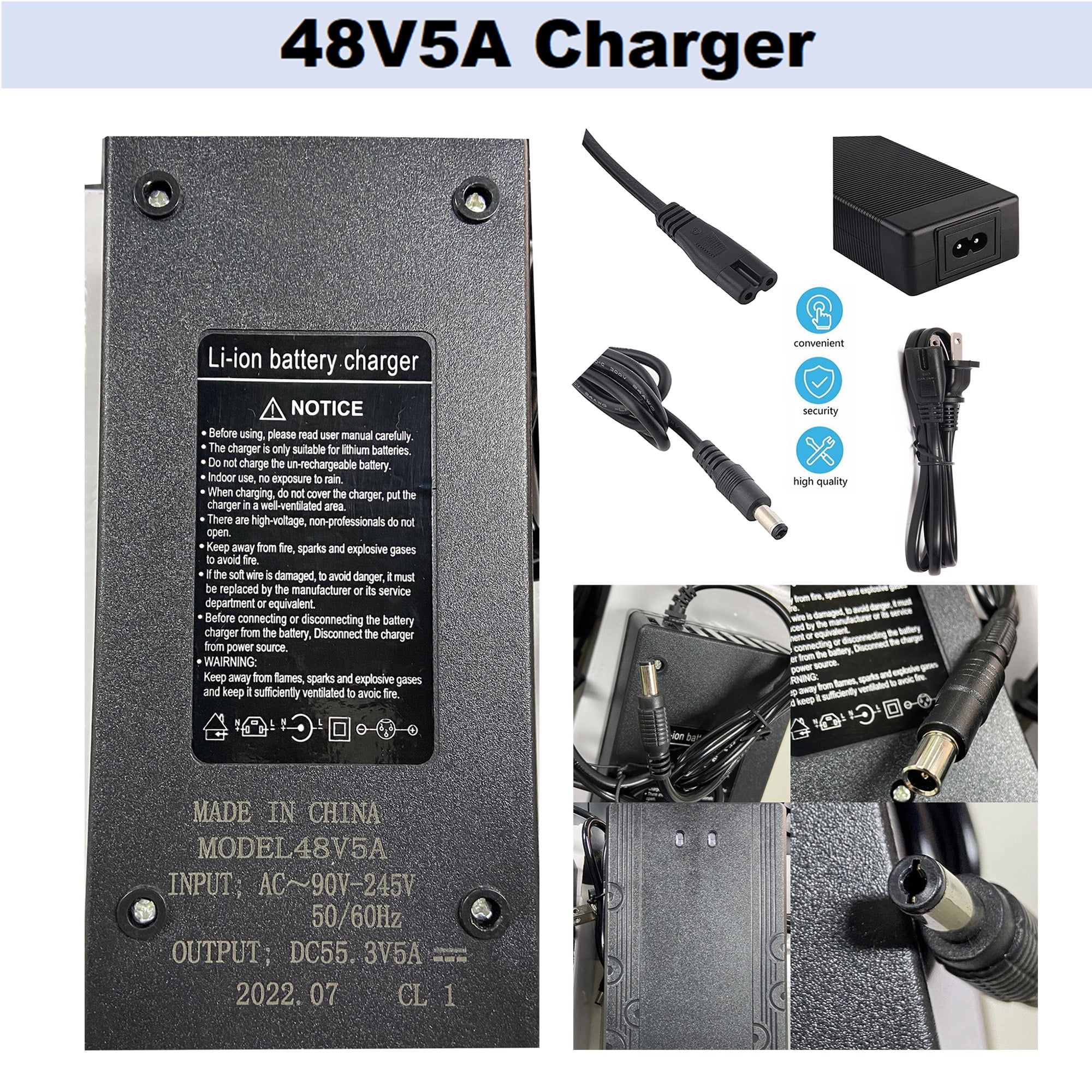 48V 14Ah Lithium Ebike Battery with 5A Charger L3107
