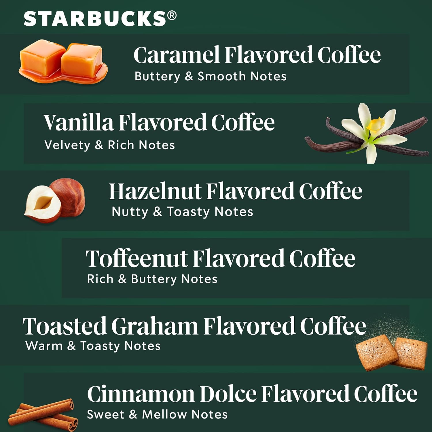 Variety Pack Flavored Coffee Pods for Keurig Brewers E3738