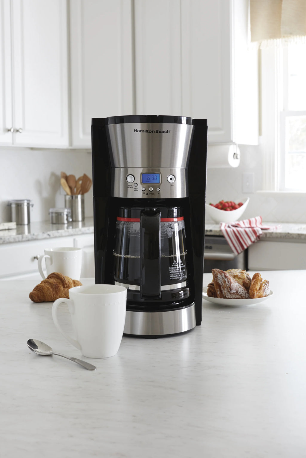 Programmable Coffee Maker, 12 Cups, Black X89800
