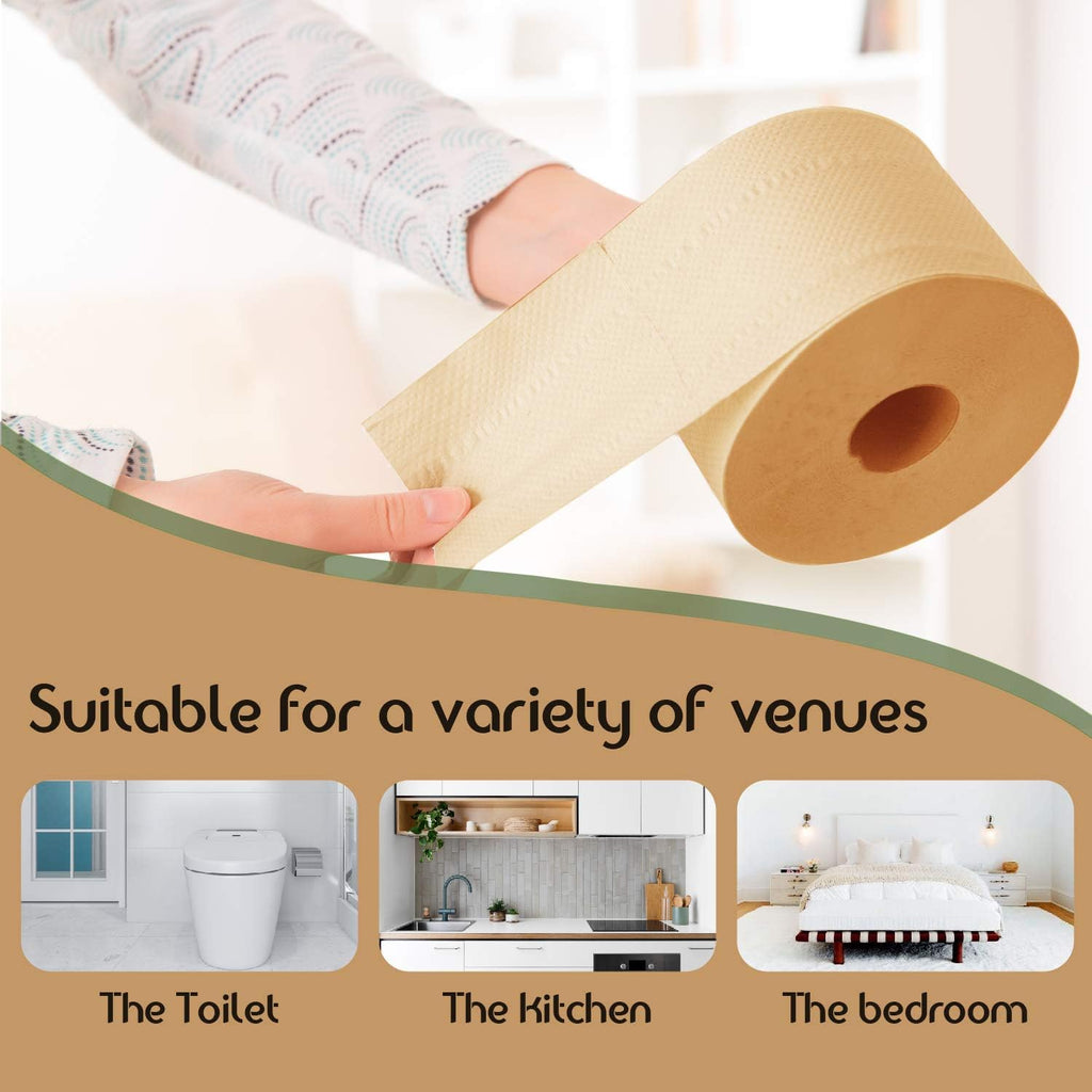 Bamboo Toilet Paper, 40 Mega Rolls, 10000 Sheets S81714