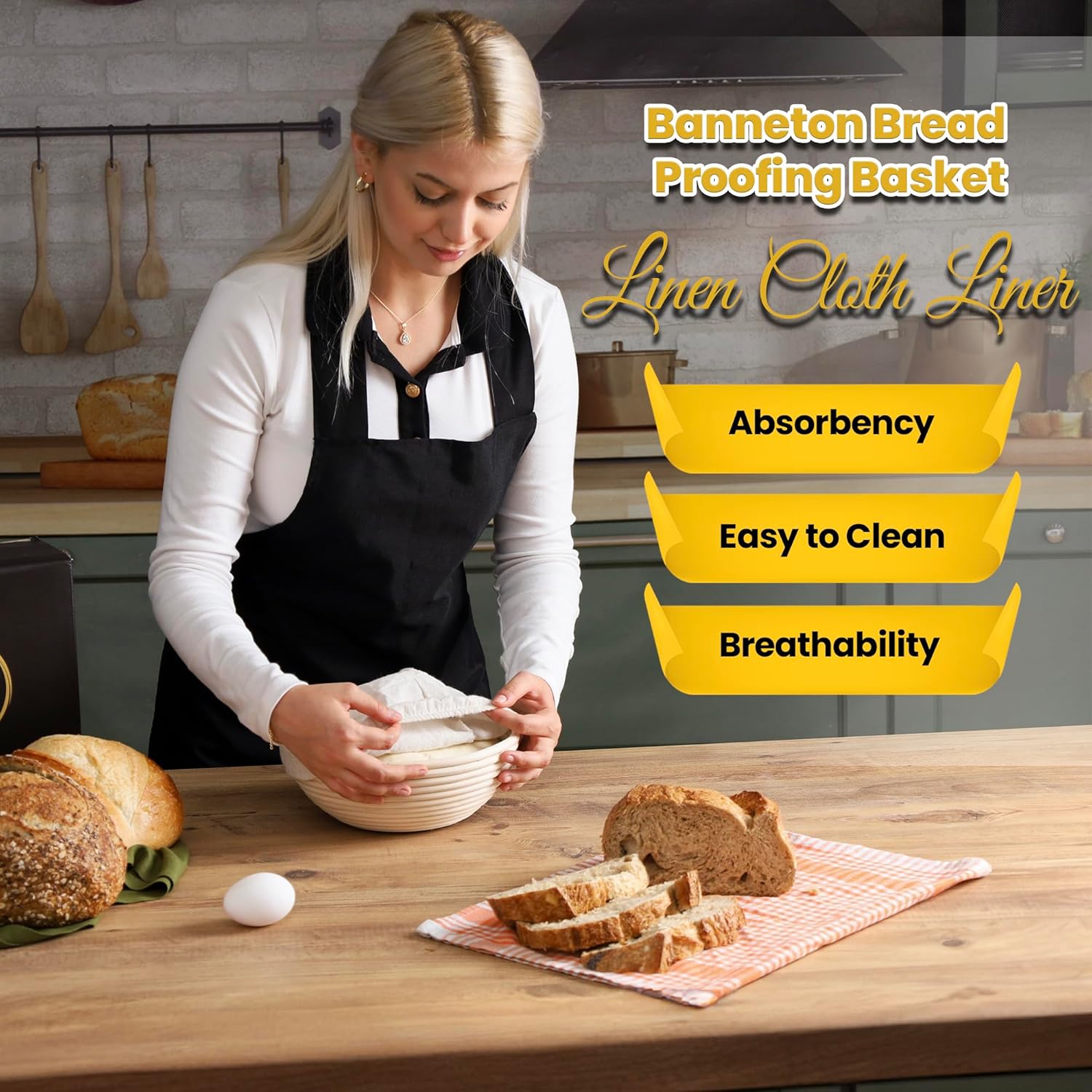 Round 9 Inch Sourdough Proofing Basket O630665