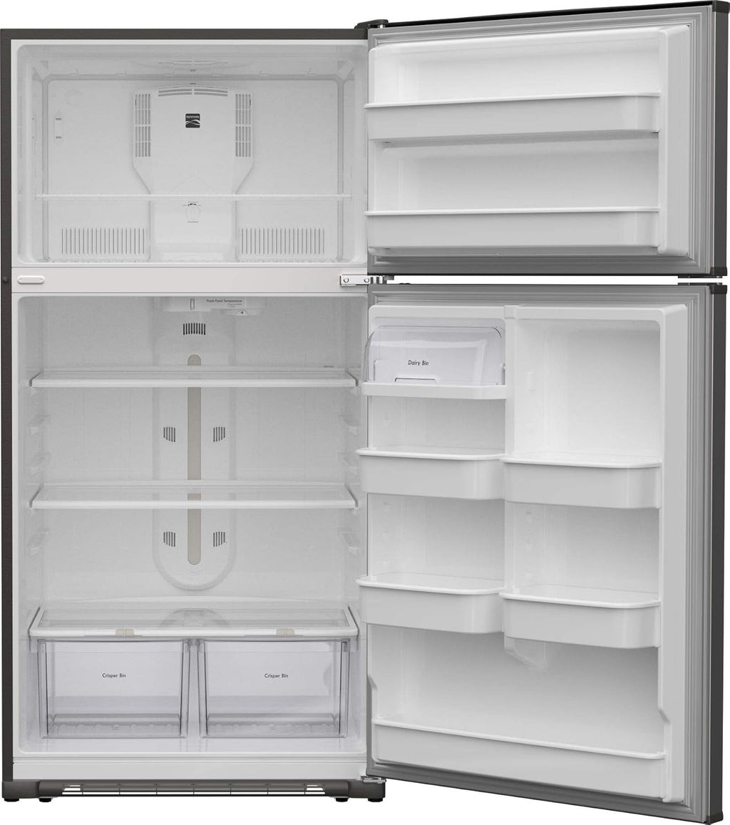 33" Top-Freezer Refrigerator, 21 Cu Ft, Stainless Steel N2372