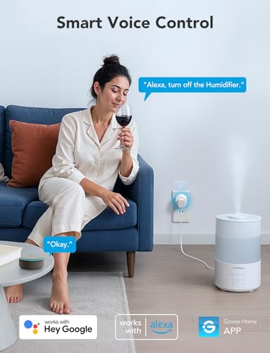 Smart Plug WiFi Outlet with Timer, Works with Alexa and Google Assistant, 4 Pack W1876