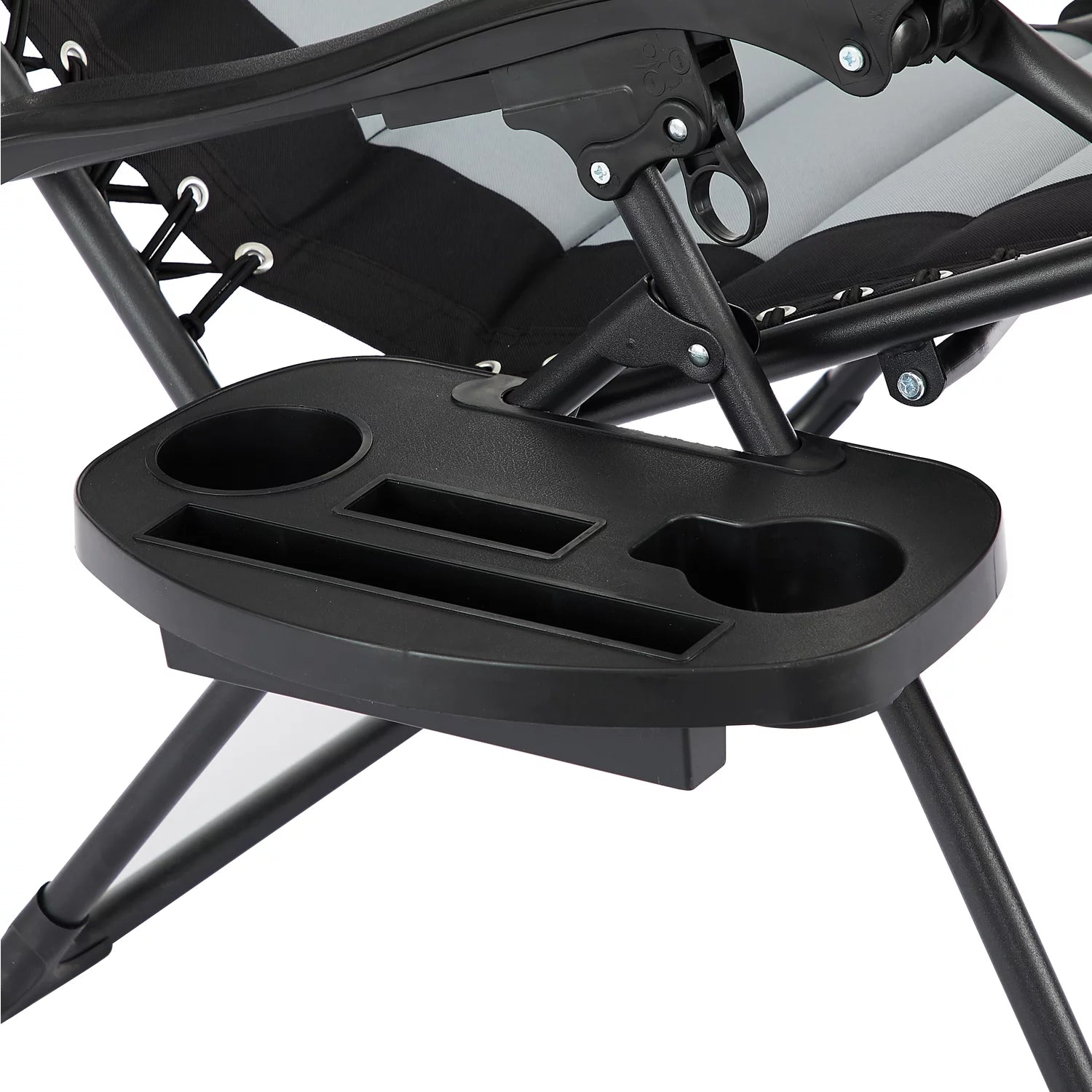 Oversized Padded Folding Lounge Chair with Adjustable Headrest C1410