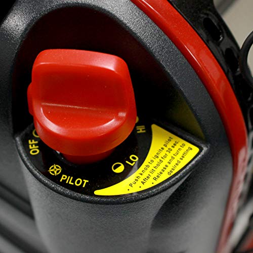 Portable Propane Radiant Heater, 4,000-9,000 BTU Indoor-Safe G8796