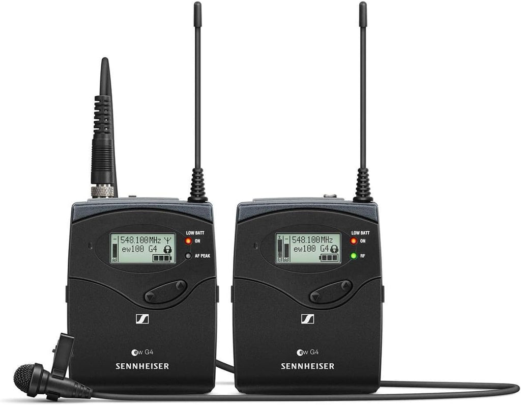 Sennheiser EW 112P G4 – G Omni-directional Wireless Lavalier Microphone System,Black