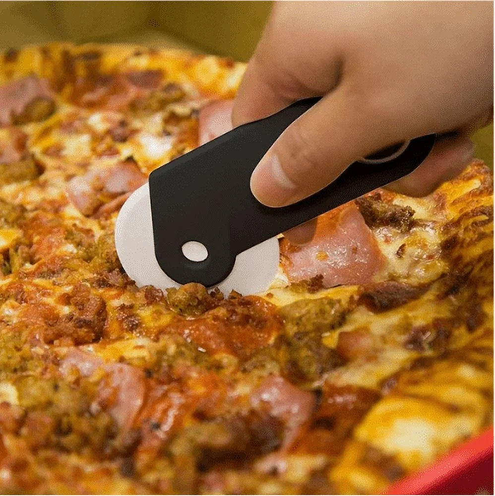 Countertop Pizza Maker with Pizza Cutter and Parchment Paper V8372