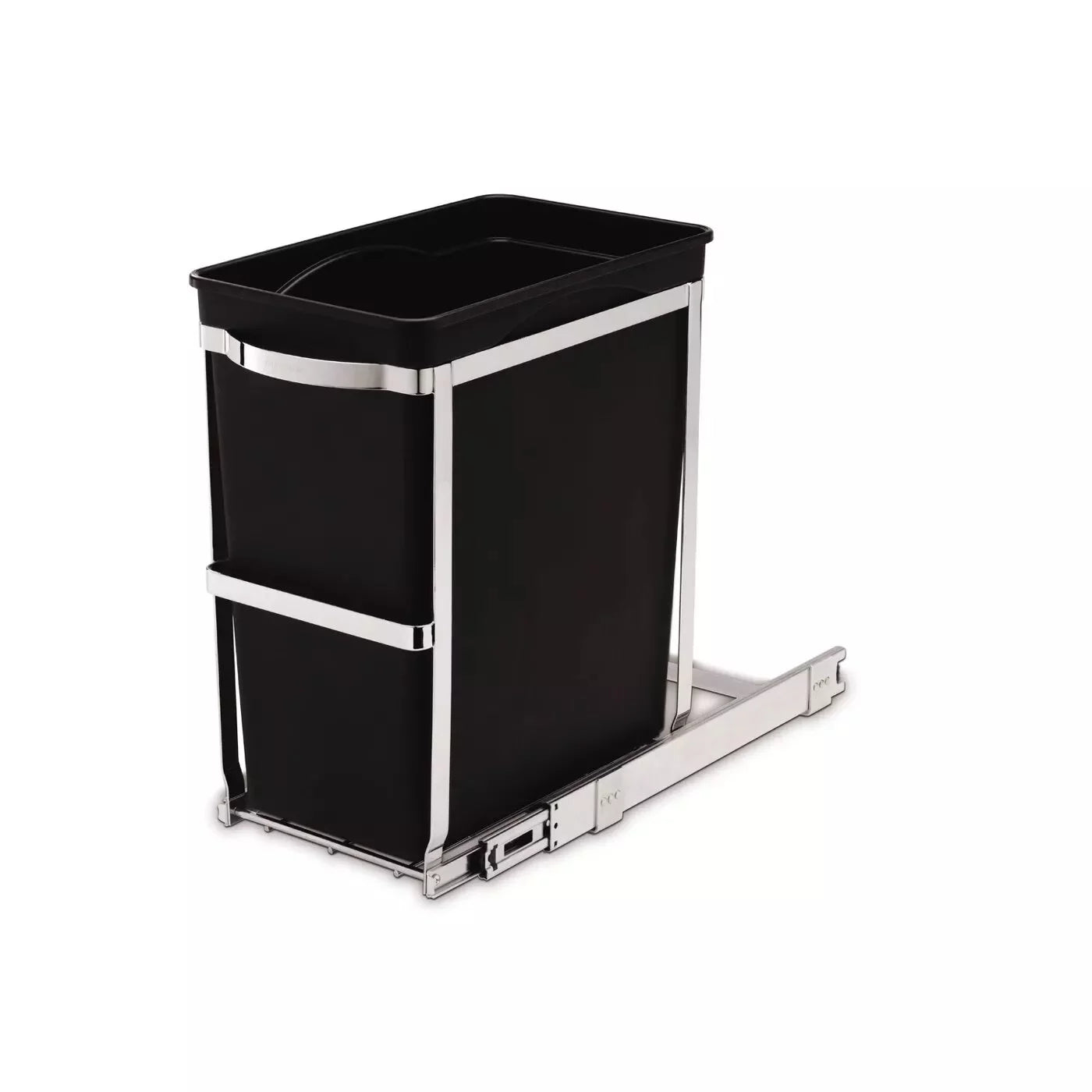 Under Counter Pull-Out Trash Can, 30 Liter / 8 Gallon, Heavy-Duty Steel Frame K85999