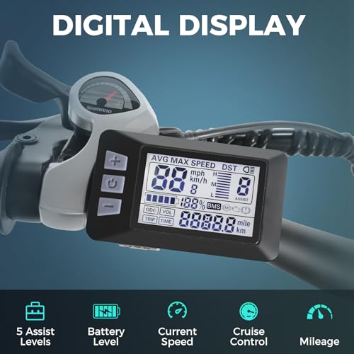 Electric Bike for Adults, 500W Motor, 48V Battery, Up to 55 Miles V6730