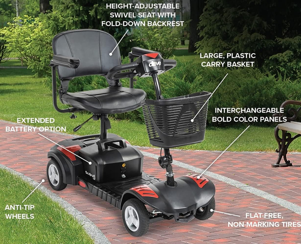 Travel Power Mobility Scooter with 5 Year Protection Plan V49593