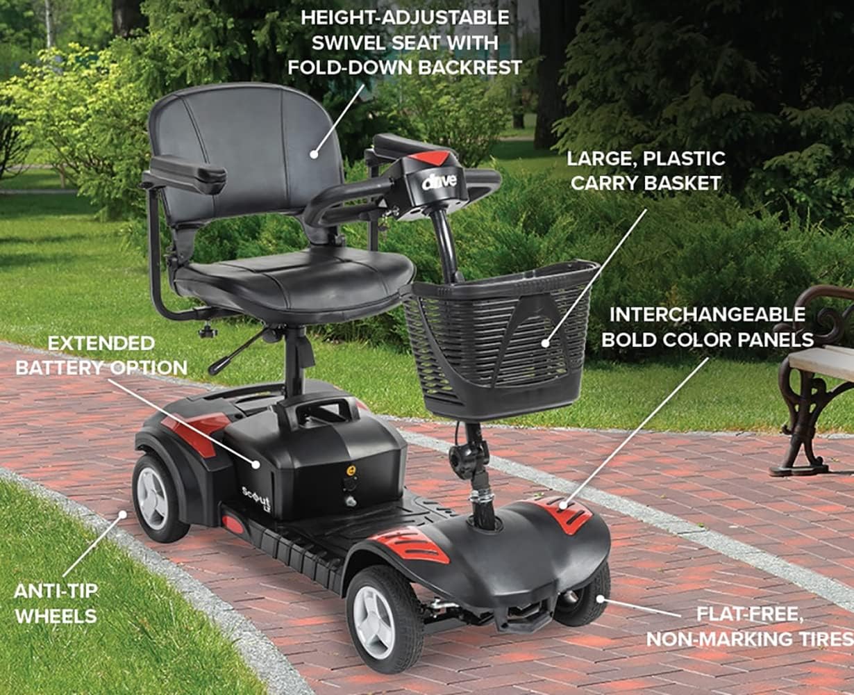 Travel Power Mobility Scooter with 5 Year Protection Plan V49593