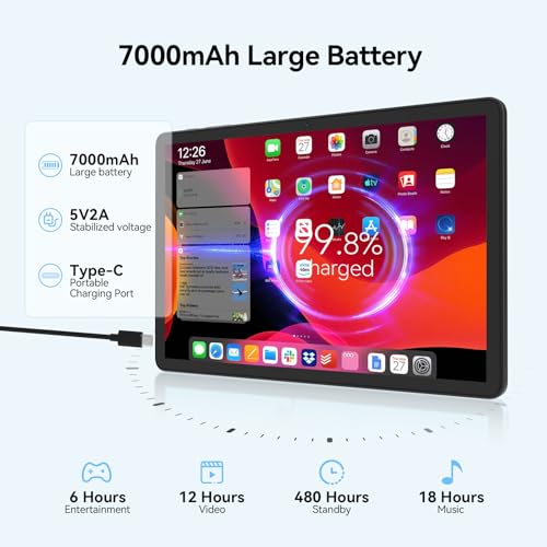 11 inch Android 14 Tablet 128GB ROM 16GB RAM 4G LTE WiFi Octa-Core W36923