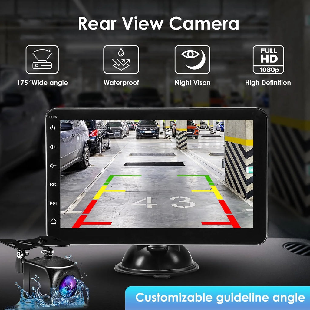 Portable 7-Inch Car Stereo with Wireless CarPlay, Android Auto & Bluetooth Handsfree R12677