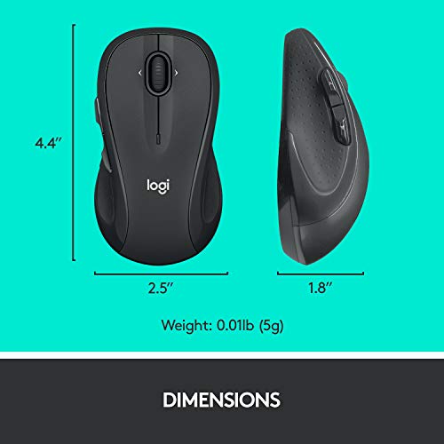 Wireless Mouse for Laptop and PC with USB Receiver, Programmable Buttons K568126