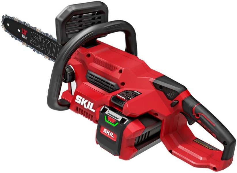 18 In. 40V Brushless Chainsaw Kit with Battery and Charger S4048