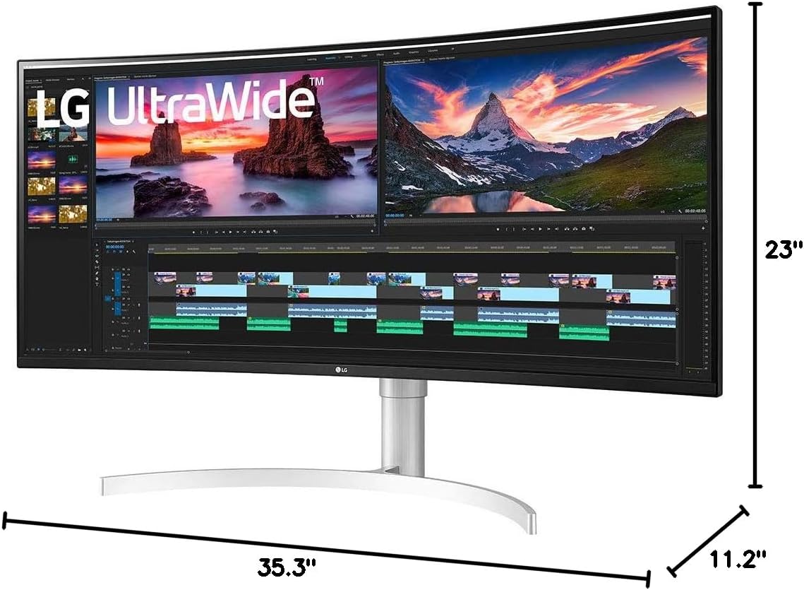 38" QHD+ Nano IPS Curved UltraWide Monitor with Thunderbolt 3 Port S8918