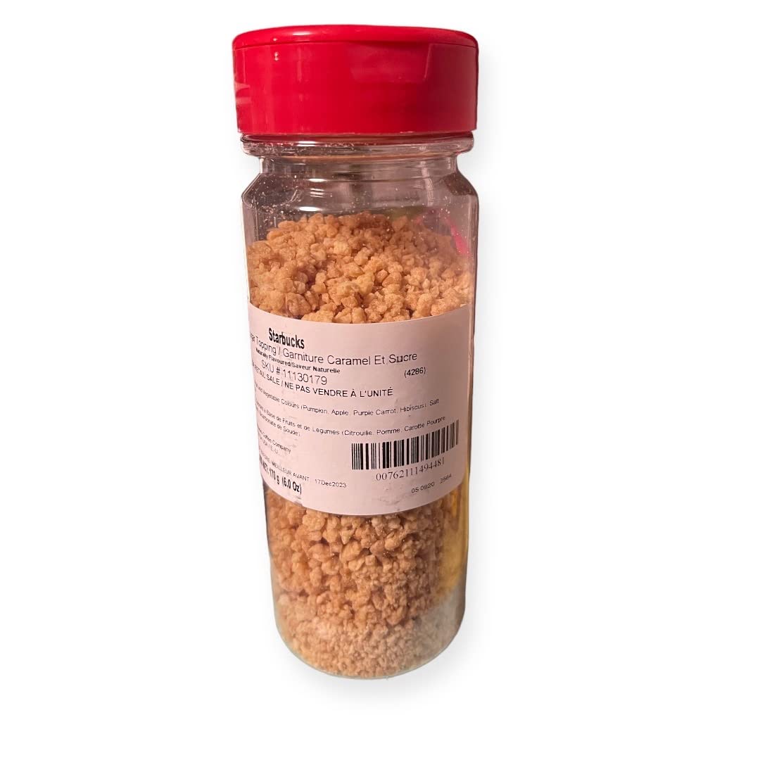 Starbucks caramel sugar topping 6 Oz