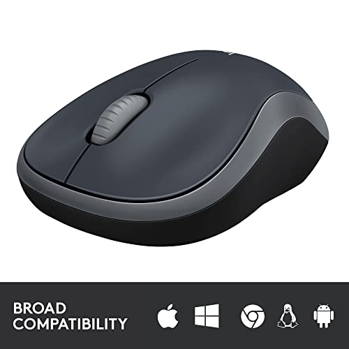 Wireless Mouse, 2.4GHz USB Receiver, 12-Month Battery, 1000 DPI Optical Tracking I608686