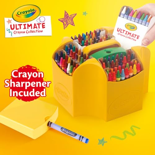 152ct Crayon Collection with Classic and Glitter Crayons M4947