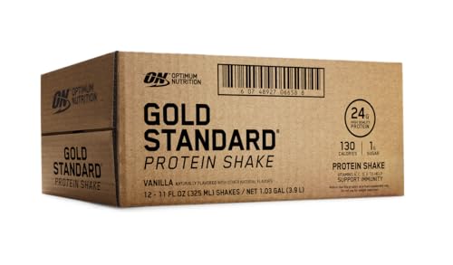 Protein Shake, 24g Protein, Ready to Drink, Gluten Free, Chocolate, 11 Fl Oz, 12 Count S505
