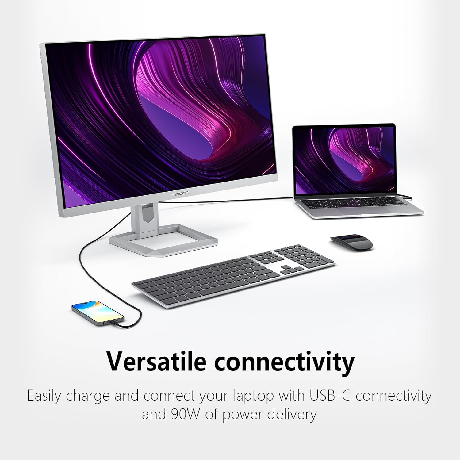 27" Mini LED 4K 160Hz Gaming Monitor UHD IPS HDR1000 HDMI 2.1, USB-C, Height Adjustable Stand W485