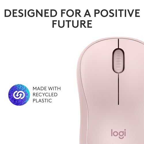 Wireless Mouse, 2.4GHz USB Receiver, 12-Month Battery, 1000 DPI Optical Tracking I608686