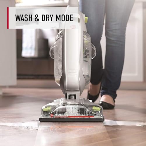 Hard Floor Cleaner Machine with Spin Scrub Brushes, Wash and Dry Mode P250725
