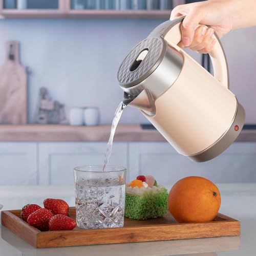 Portable Electric Tea Kettle, 0.8L, Stainless Steel N99429
