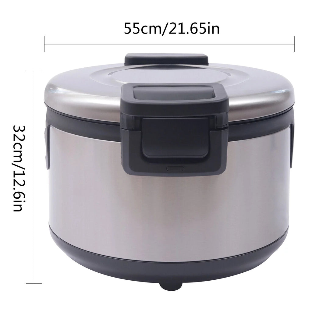 Stainless Steel Electric Rice Cooker with Non-Stick Pot E9952