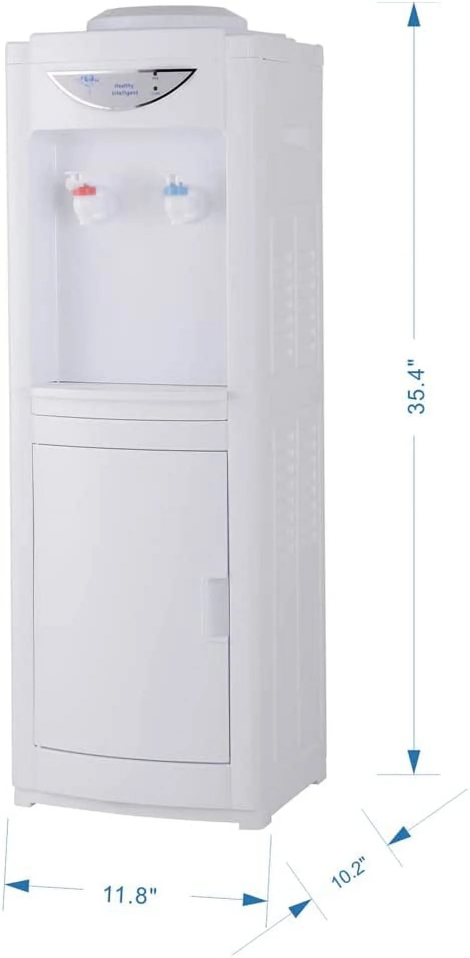 Hot & Cold Water Dispenser with Child Safety Lock and Storage Cabinet F96656