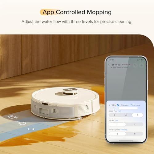 Robot Vacuum with Self-Empty Dock, 5500 Pa Suction, LiDAR Navigation E428049